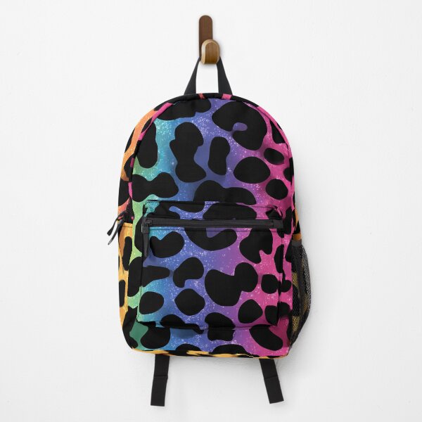 Item preview, Rainbow Neon Leopard Print Pattern designed and sold by WatercolorLane.