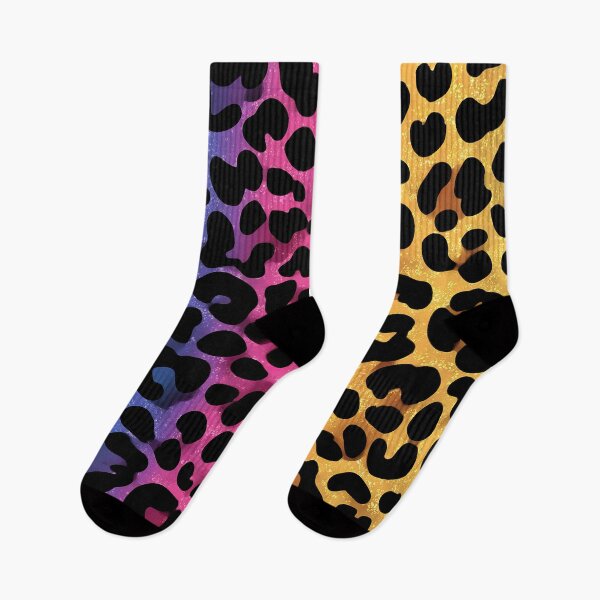Item preview, Rainbow Neon Leopard Print Pattern designed and sold by WatercolorLane.