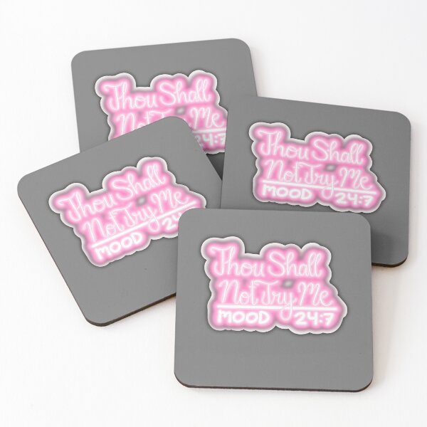 Item preview, Soft Pink Neon Sarcasm Quote_V1_white outline_shadow designed and sold by Kaimarbe | Cute Stickers & Apparel.