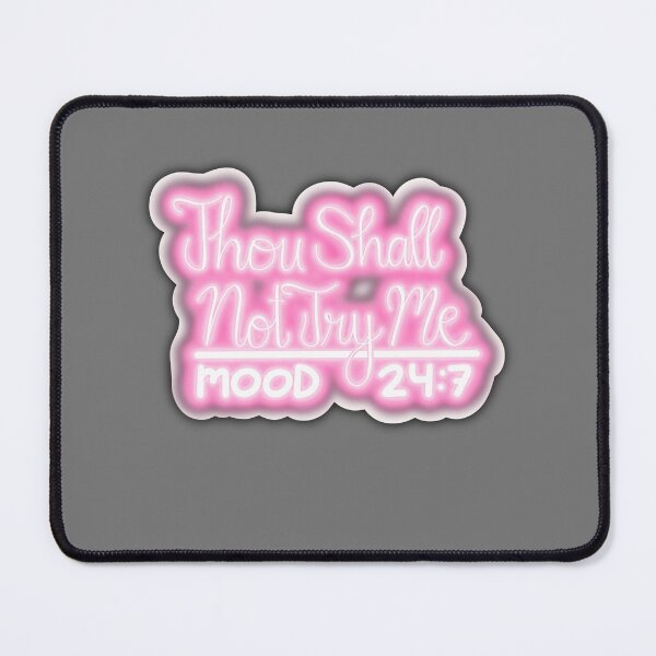 Item preview, Soft Pink Neon Sarcasm Quote_V1_white outline_shadow designed and sold by Kaimarbe | Cute Stickers & Apparel.