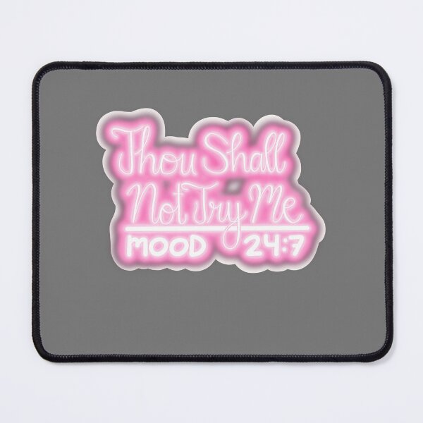 Item preview, Soft Pink Neon Sarcasm Quote_V1_white outline_no shadow designed and sold by Kaimarbe | Cute Stickers & Apparel.