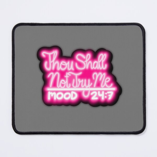 Item preview, Vivid Magenta Noir Sarcasm_V2_black outline_shadow designed and sold by Kaimarbe | Cute Stickers & Apparel.