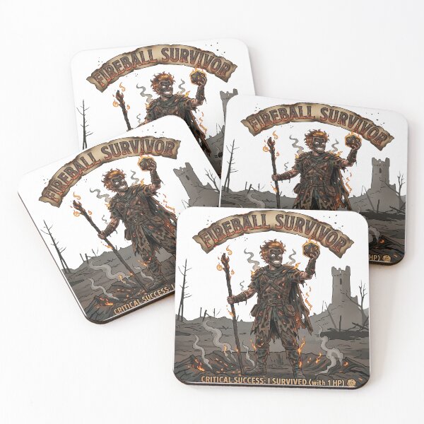 Item preview, Fireball Survivor designed and sold by H4O4.