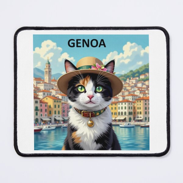 Item preview, Cat Lady in Genoa---For Calico And Italian Lovers designed and sold by craftybegonia.