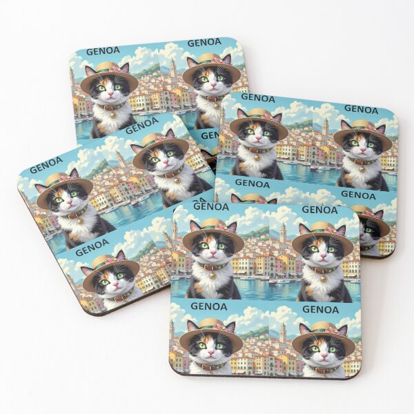 Item preview, Cat Lady in Genoa---For Calico And Italian Lovers designed and sold by craftybegonia.