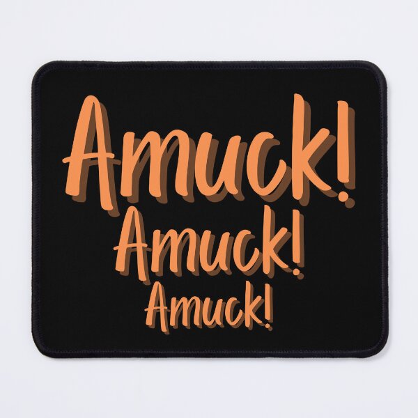 Item preview, Let’s Run Amuck! Amuck! Amuck! designed and sold by MarginaliaMagic.