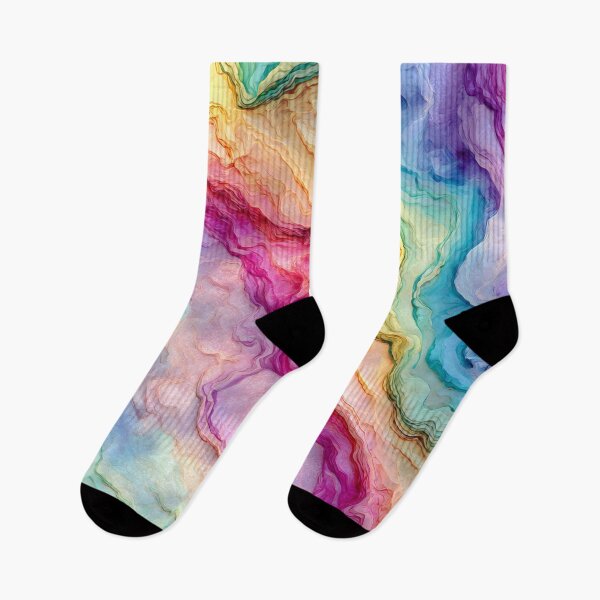 Item preview, Pastel Rainbow Agate Marble Abstract designed and sold by WatercolorLane.
