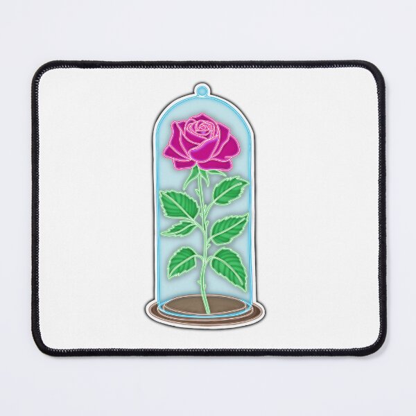 Item preview, Glowing Magenta Enchanted Rose Art designed and sold by Kaimarbe | Cute Stickers & Apparel.