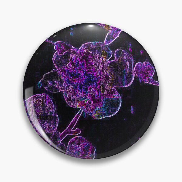 Item preview, Purple Bloom – Neon Botanical Art | Chromatic Orchids Collection designed and sold by BatNature.