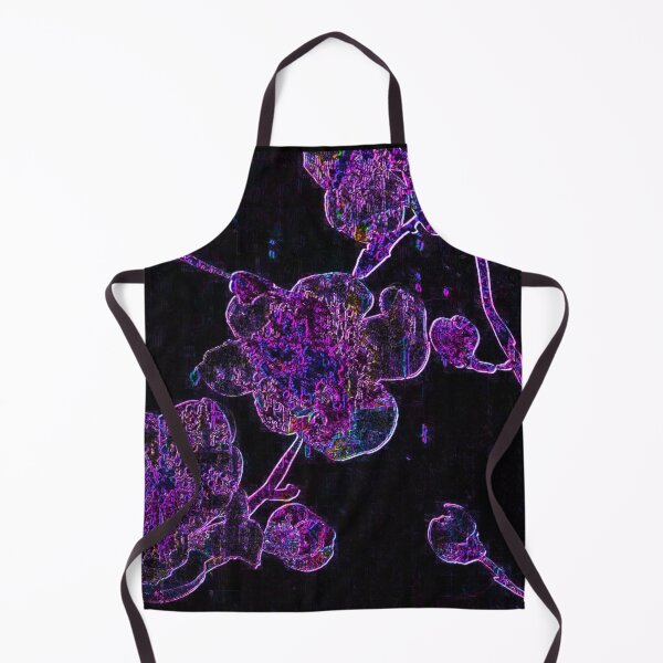 Item preview, Purple Bloom – Neon Botanical Art | Chromatic Orchids Collection designed and sold by BatNature.