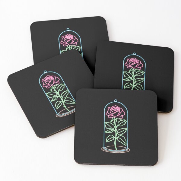Item preview, Cyberpunk Neon Rose Midnight Noir designed and sold by Kaimarbe | Cute Stickers & Apparel.