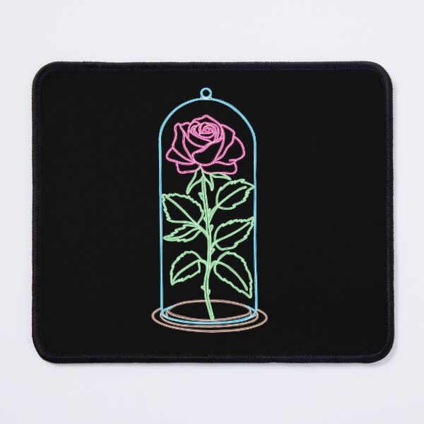 Item preview, Cyberpunk Neon Rose Midnight Noir designed and sold by Kaimarbe | Cute Stickers & Apparel.