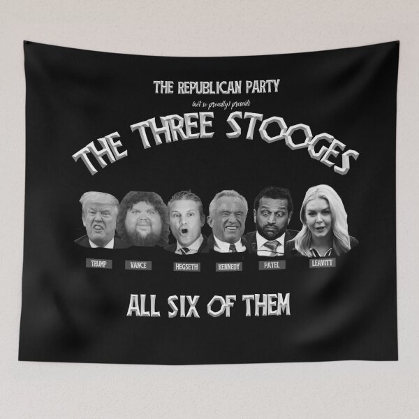 Item preview, The Three Stooges - All Six of Them designed and sold by Ursus Ink.