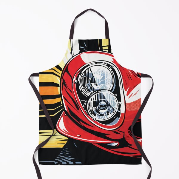 Item preview, Red Classic Car Headlight Close Up Art designed and sold by RamyGallery.