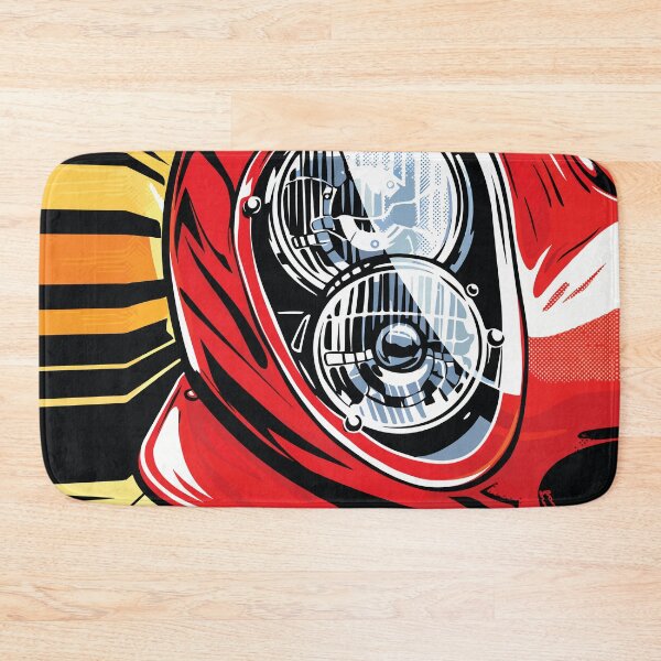 Item preview, Red Classic Car Headlight Close Up Art designed and sold by RamyGallery.