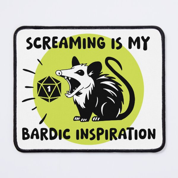 Item preview, Screaming Possum Bard designed and sold by megogilvie.