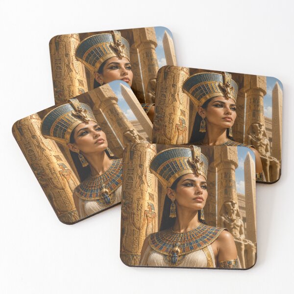 Item preview, Queen Nefertiti at the Great Temple Ancient Egyptian Cinematic Art designed and sold by Queen Cleopatra.
