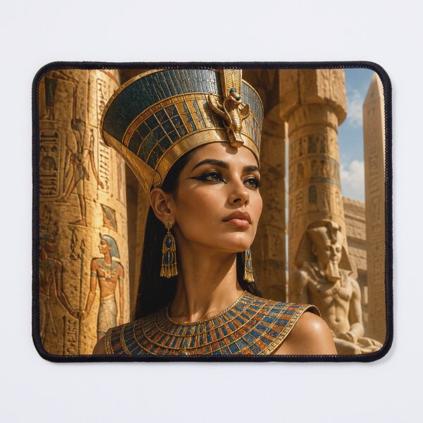 Item preview, Queen Nefertiti at the Great Temple Ancient Egyptian Cinematic Art designed and sold by Queen Cleopatra.