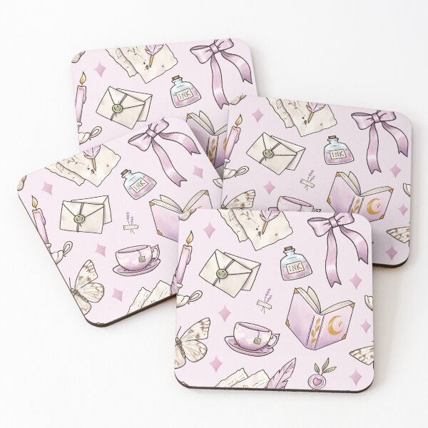 Item preview, Light Pink Academia Pattern designed and sold by Ellen Wilberg.