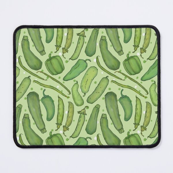 Item preview, Green Veggie pattern, assorted garden vegetables designed and sold by EmmaSB-Designs.