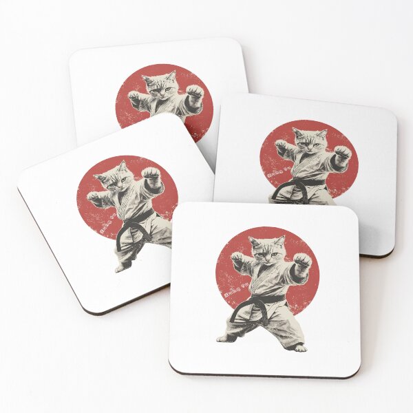 Item preview, Gritty Kung Fu Master Cat designed and sold by sidki-SDK.