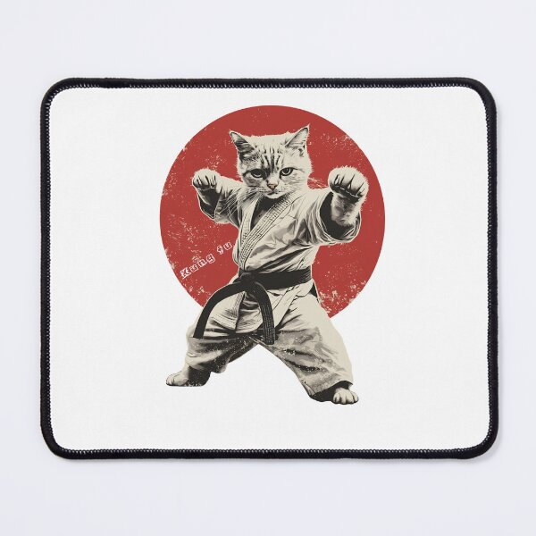Item preview, Gritty Kung Fu Master Cat designed and sold by sidki-SDK.