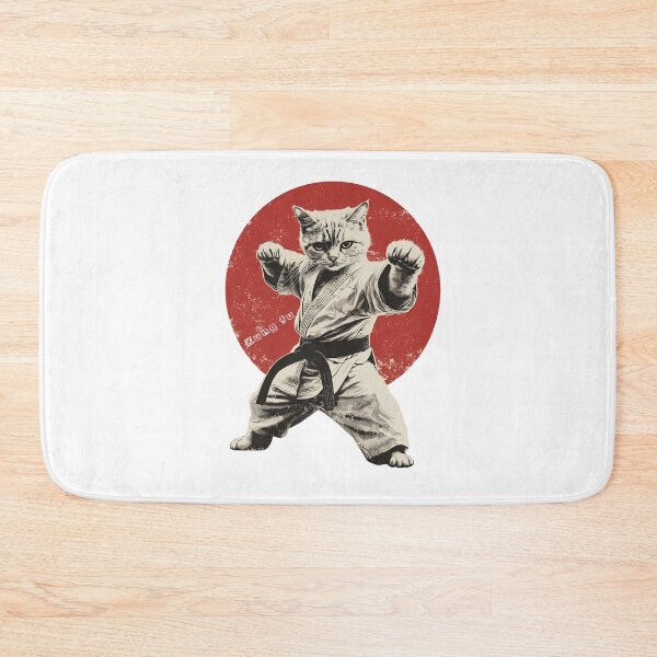 Item preview, Gritty Kung Fu Master Cat designed and sold by sidki-SDK.