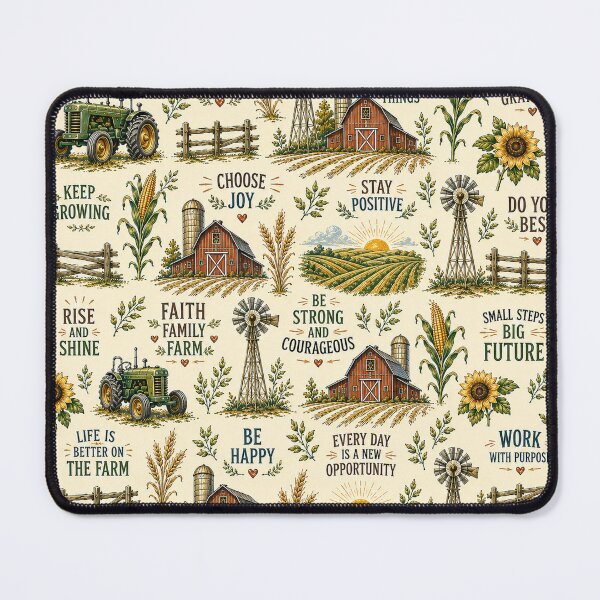 Item preview, Farmhouse Motivation Pattern designed and sold by DoingTheChores.