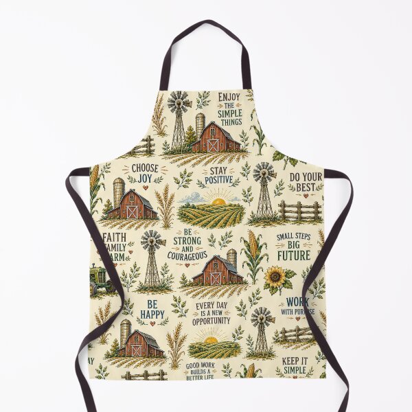 Item preview, Farmhouse Motivation Pattern designed and sold by DoingTheChores.