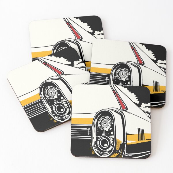 Item preview, Yellow Classic Car Tail Light Close Up designed and sold by RamyGallery.