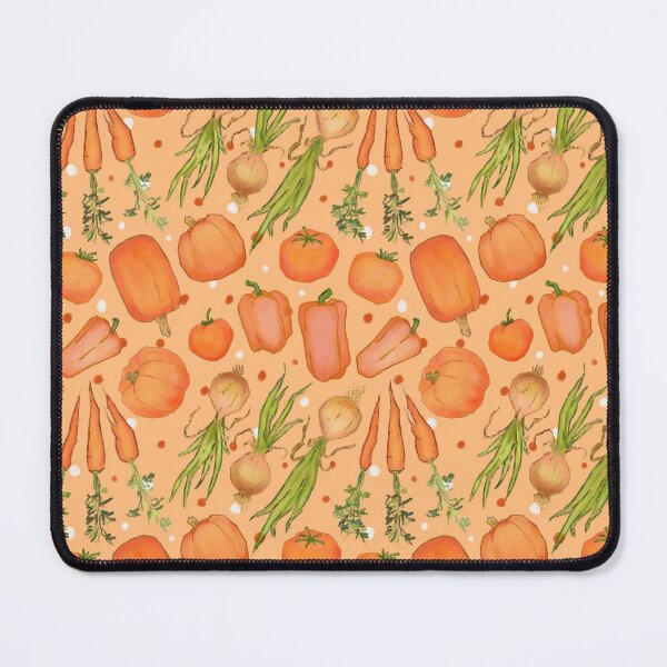 Item preview, Orange Veggie pattern, assorted garden vegetables designed and sold by EmmaSB-Designs.