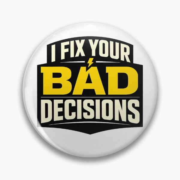 Item preview, I Fix Your Bad Decisions Funny Electrician Gift Shirt designed and sold by The Daily Goods.
