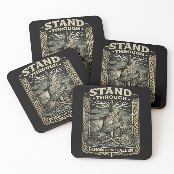 Item preview, Stand Through Echoes of the Fallen Viking Sword Runes designed and sold by Mythborn Saga.
