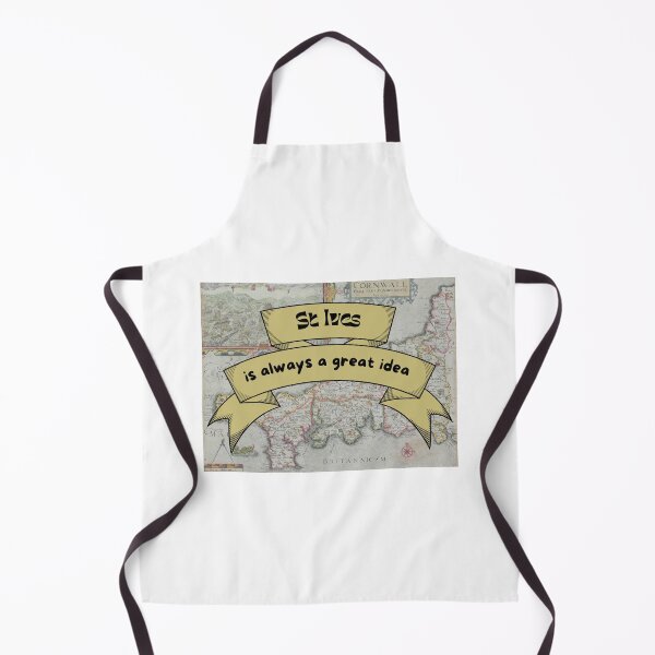 Item preview, St Ives is Always a Great Idea on a Vintage Map designed and sold by S-and-W-4ever.