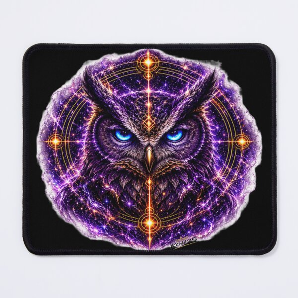 Item preview, Cosmic Guardians: Owl – Astral Wisdom designed and sold by KingofHearts25.