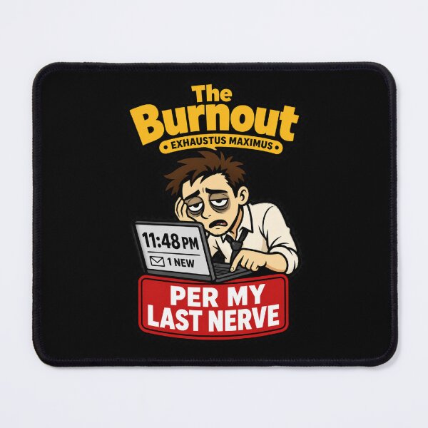 Item preview, The Burnout Per My Last Nerve Humor designed and sold by Sayitaniway.