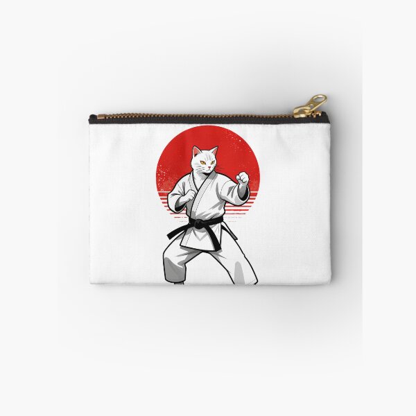 Item preview, Zen White Belt Karate Cat designed and sold by sidki-SDK.