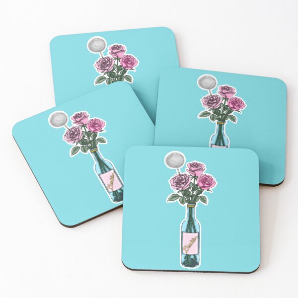Item preview, Dandelion Wine Rose Bouquet Botanical designed and sold by Kaimarbe | Cute Stickers & Apparel.
