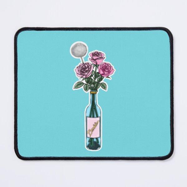 Item preview, Dandelion Wine Rose Bouquet Botanical designed and sold by Kaimarbe | Cute Stickers & Apparel.