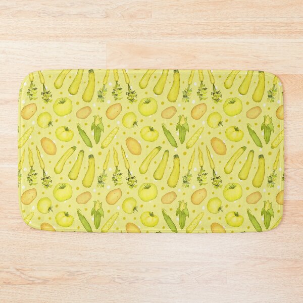 Item preview, Yellow Veggie pattern, assorted garden vegetables designed and sold by EmmaSB-Designs.