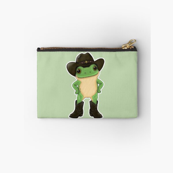 Item preview, Froggy Went A Courtin Cowboy Frog designed and sold by Kaimarbe | Cute Stickers & Apparel.