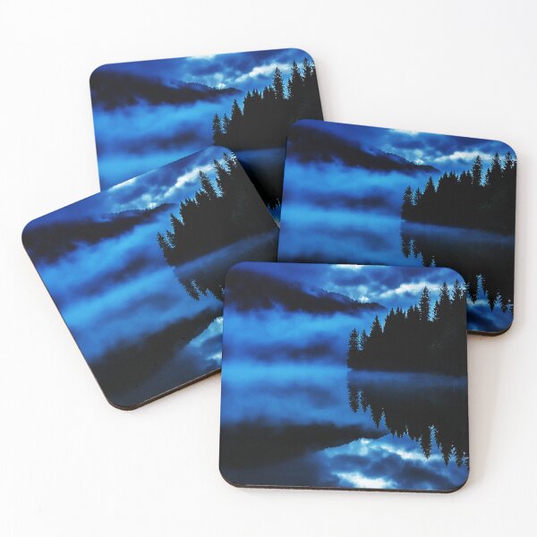 Item preview, Midnight Mist Over Silent Lake designed and sold by Exodoi.