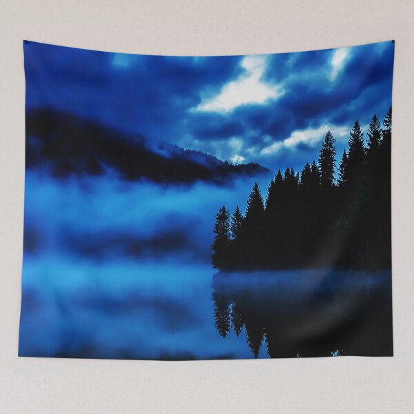 Item preview, Midnight Mist Over Silent Lake designed and sold by Exodoi.