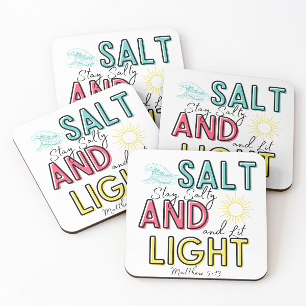 Item preview, Salt and Light Matthew 5:13 Stay Salty and Lit Christian Beach Lover Sun and Waves designed and sold by Forevermore.
