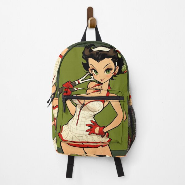 Item preview, Betty Tennis Pinup anime cartoon girl designed and sold by blackdogshop.