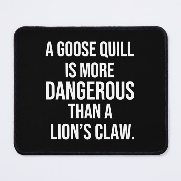 Item preview, A goose quill is more dangerous than a lion’s claw designed and sold by Pikkalo.