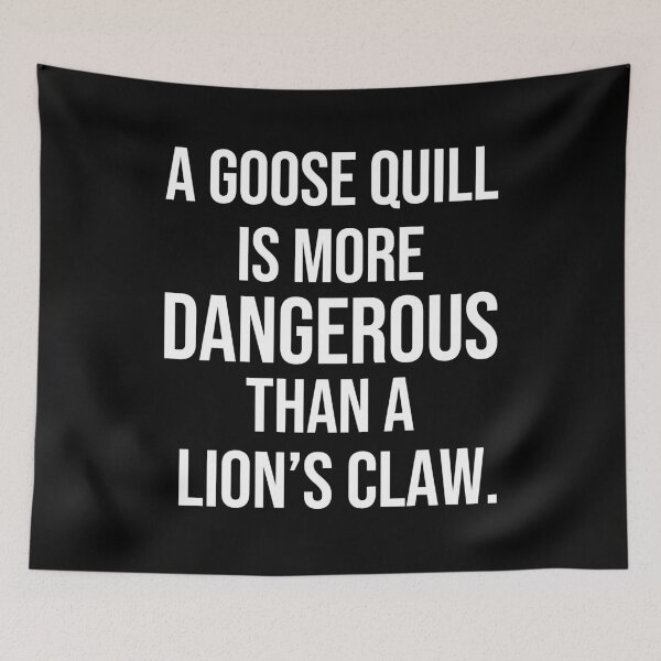 Item preview, A goose quill is more dangerous than a lion’s claw designed and sold by Pikkalo.