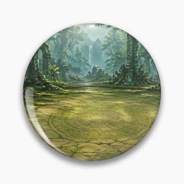 Item preview, Mystical Elven Forest Ruins Tabletop Gaming Playmat designed and sold by Mythborn Saga.