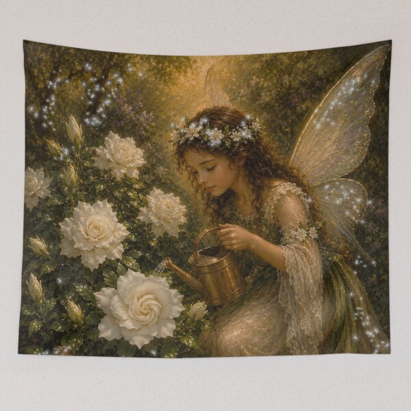 Item preview, The Fairy Keeper of the Gardenias designed and sold by Art7Dimension.