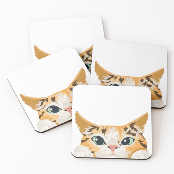Item preview, Yellow cat face designed and sold by KASARO.